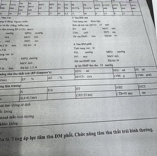Áp Lực Động Mạch Phổi (ĐMP) Đo Bằng Siêu Âm Tim Như Thế Nào?