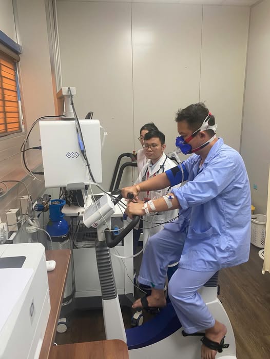 Cuối cùng, thực hiện đo gắng sức tim mạch hô hấp ở đâu?